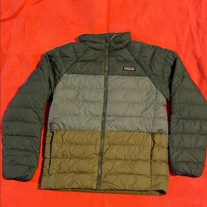 Patagonia Tri-Tone Midweight Jacket in Green Shades